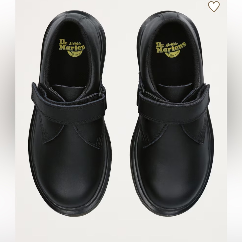 DR. MARTENS
Black Leather 1461 Kamron II Mono J School Shoes Size 13 Kids